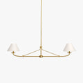 Fiddler Modern Linear LED Chandelier for Kitchen Island - view 1