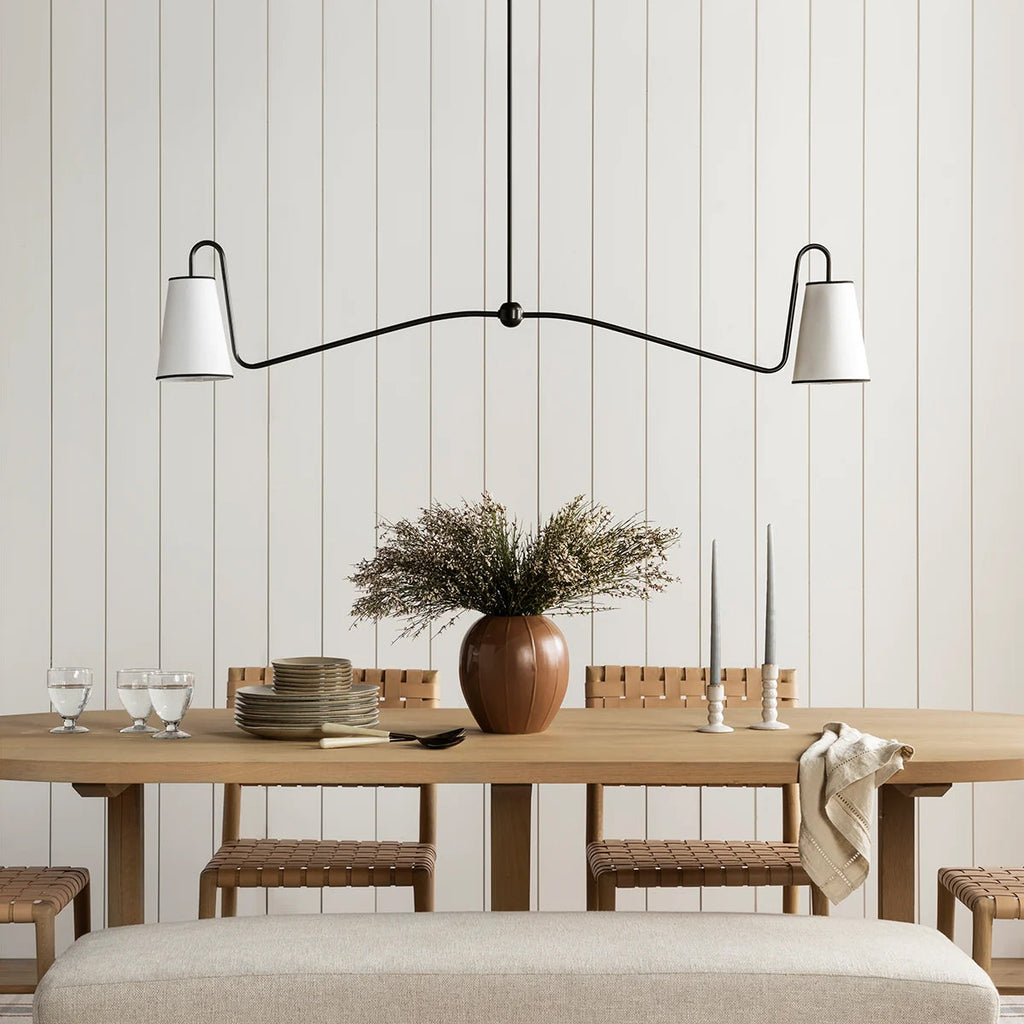 Jonas Linear Chandelier with Warm Distributed Glow - view 2