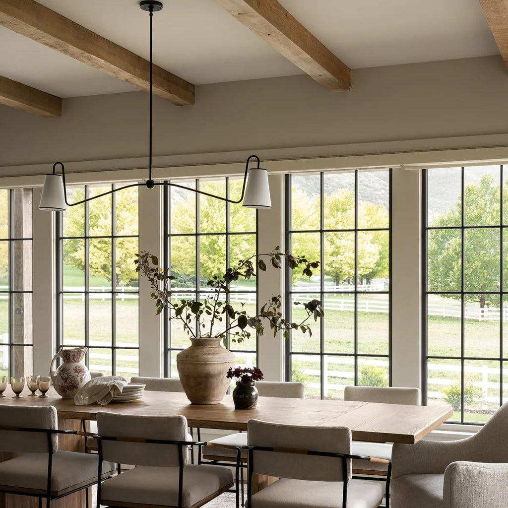 Jonas Linear Chandelier with Warm Distributed Glow - view 3