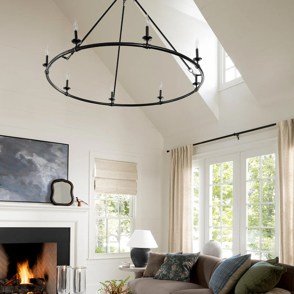 Aurelia Ring Chandelier - Modern LED Ring Chandelier - view 2