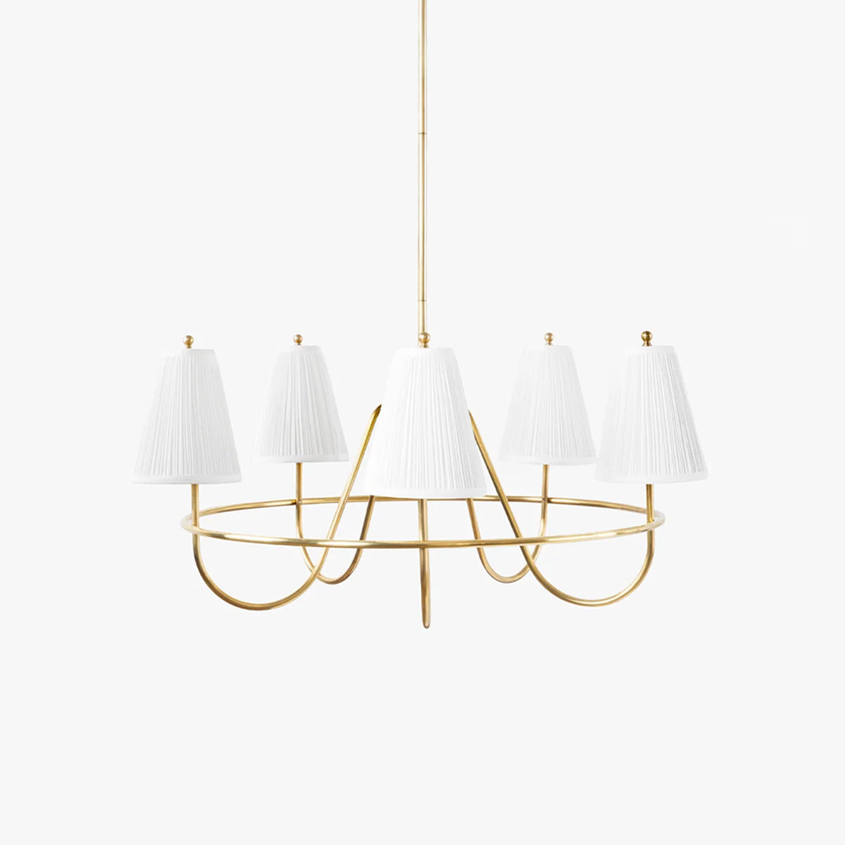 Georgiana Pleated Chandelier - view 1