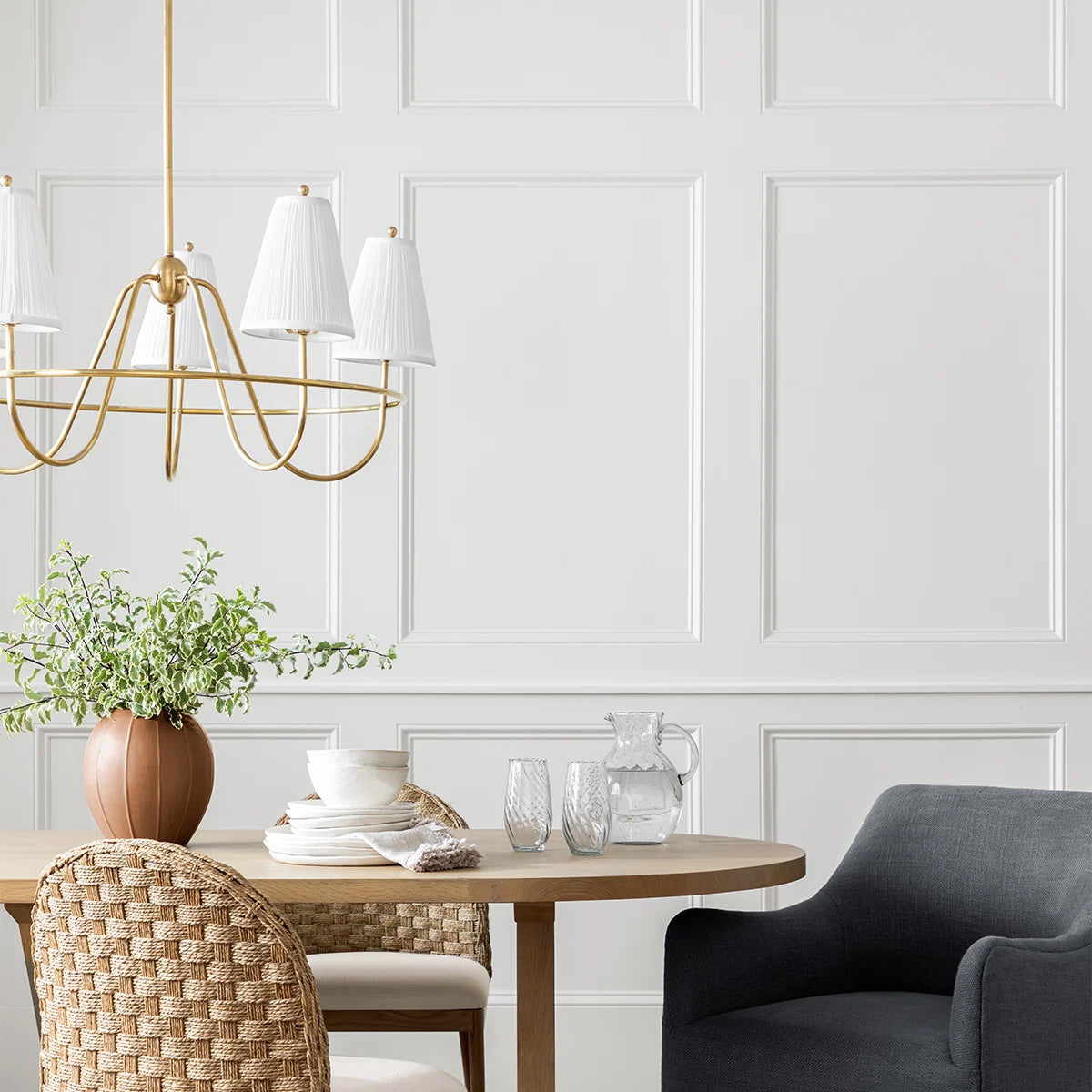 Georgiana Pleated Chandelier - view 2