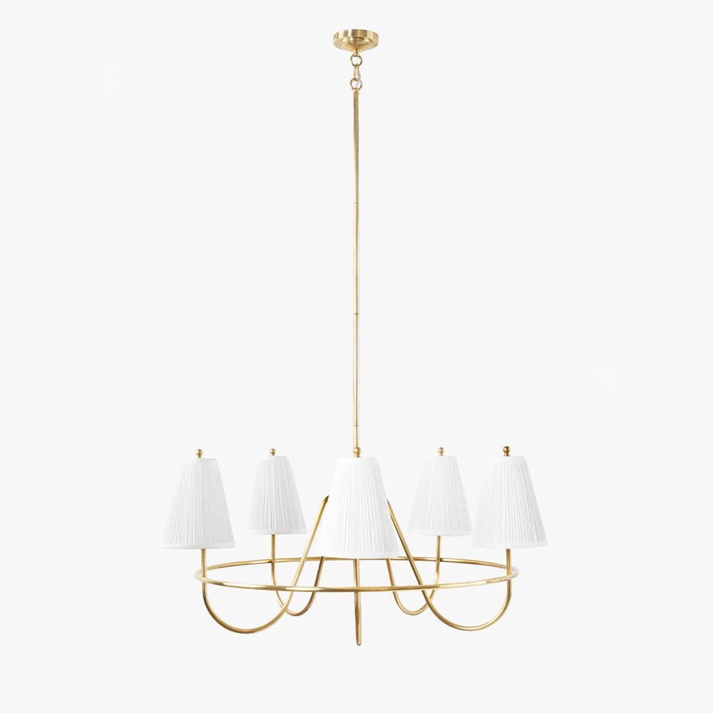 Georgiana Pleated Chandelier - view 5