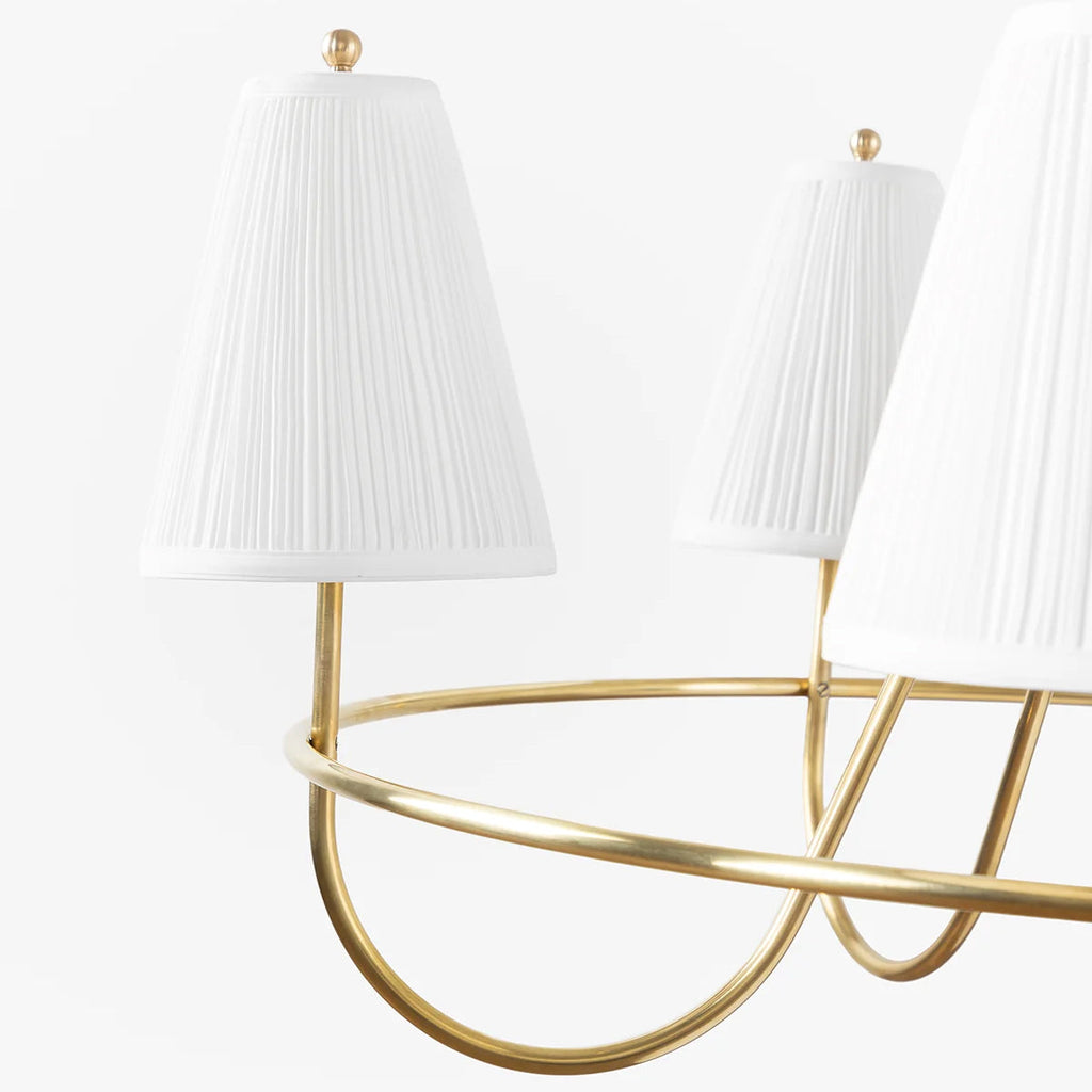 Georgiana Pleated Chandelier - view 7