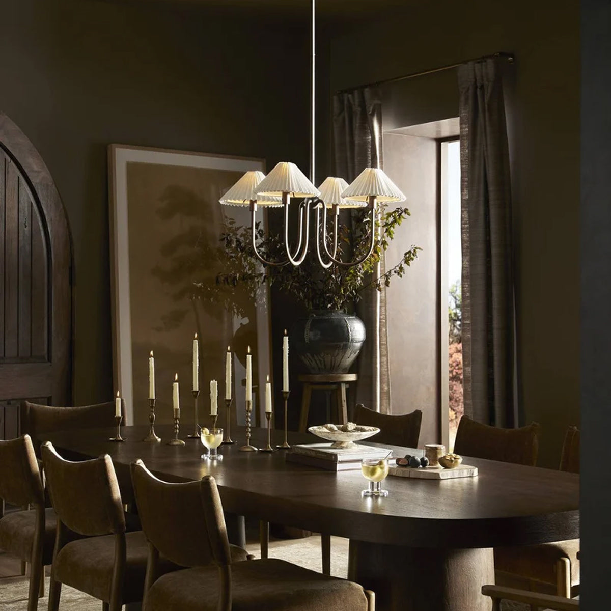 Ashby English Countryside Chandelier with Warm Glow - view 3