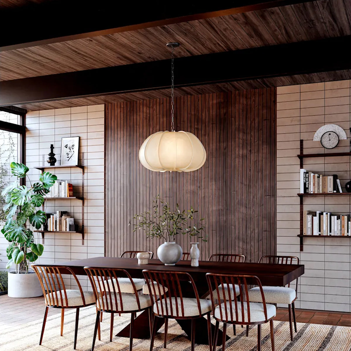Bayu Southeast Asian Artisan Pendant Light - view 4
