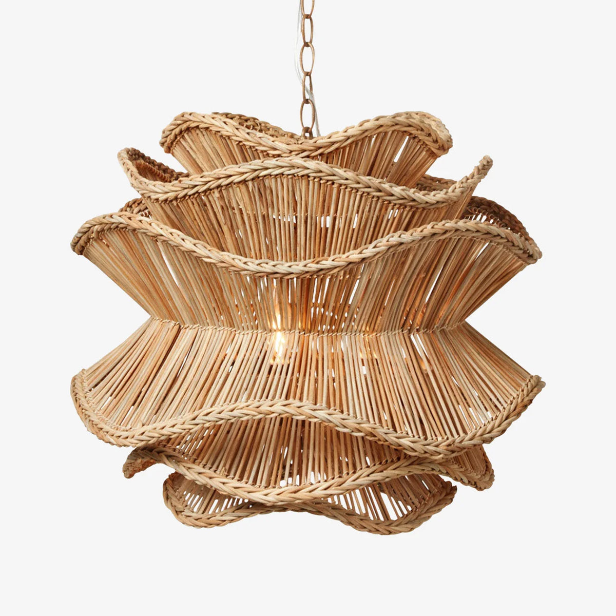 Alondra Chandelier Rattan Light - view 1