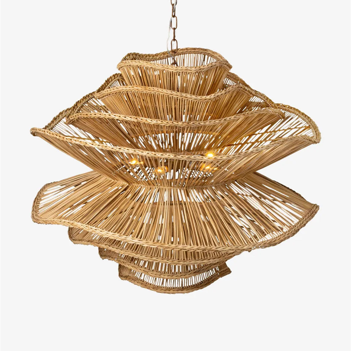 Alondra Chandelier Rattan Light - view 15