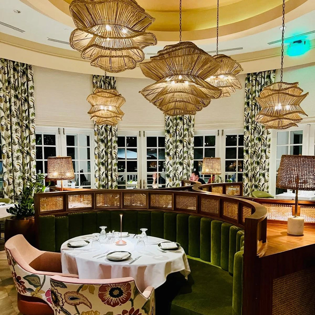 Alondra Chandelier Rattan Light - view 7