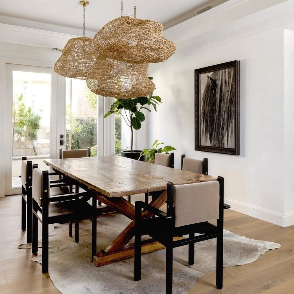 Andorra Artisan Handwoven Wicker Pendant Light - view 6