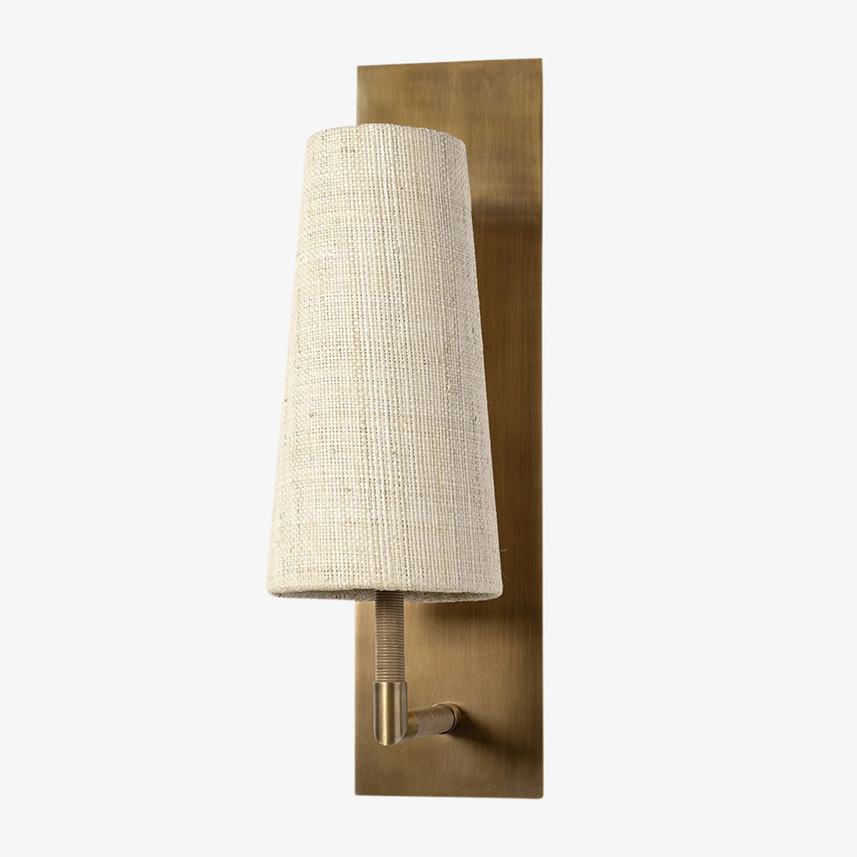 Irving Sconce- Aged Brass Vanity Sconce, Vintage-Inspired Wall Light - view 1