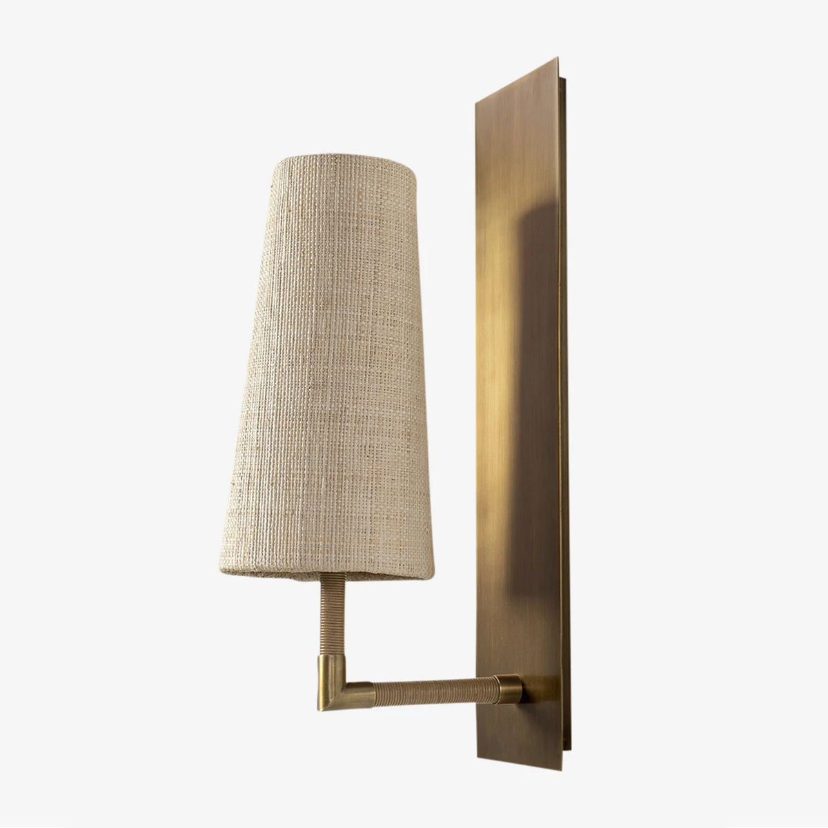 Irving Sconce- Aged Brass Vanity Sconce, Vintage-Inspired Wall Light - view 2