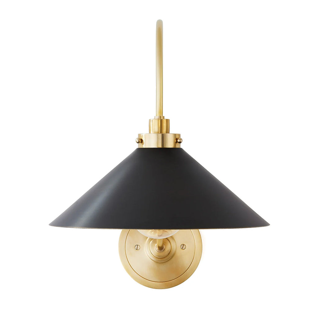 Clivedon Aged Brass Globe Bathroom Vanity Sconce - view 15