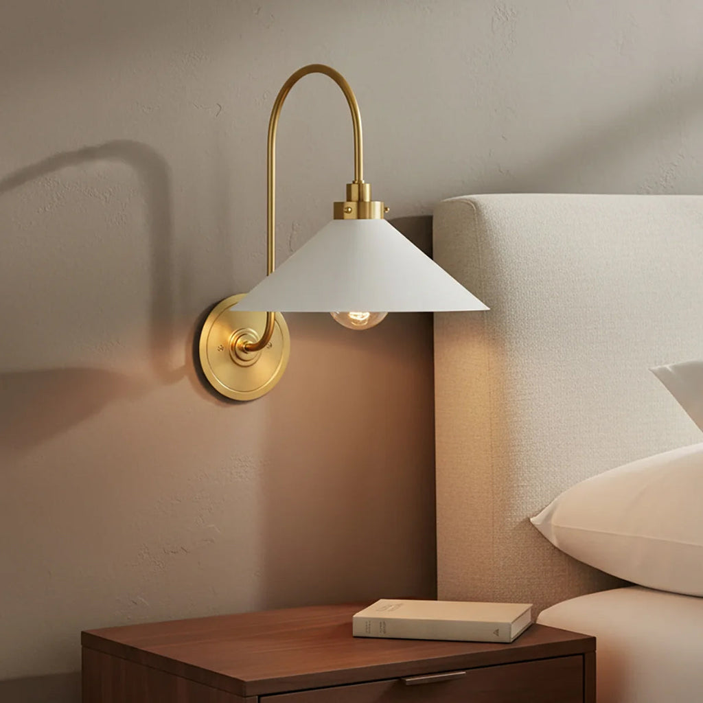 Clivedon Aged Brass Globe Bathroom Vanity Sconce - view 6
