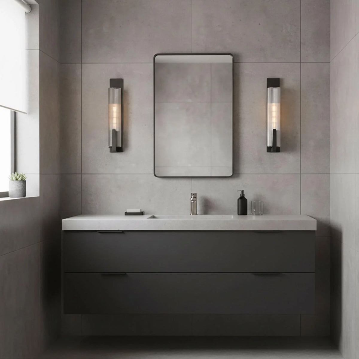 Malakai Sconce — Bold Sculptural Wall Light with Warm Dramatic Glow - view 2