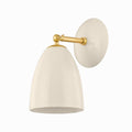 Kirsten Fluted Glass Wall Sconce - view 1