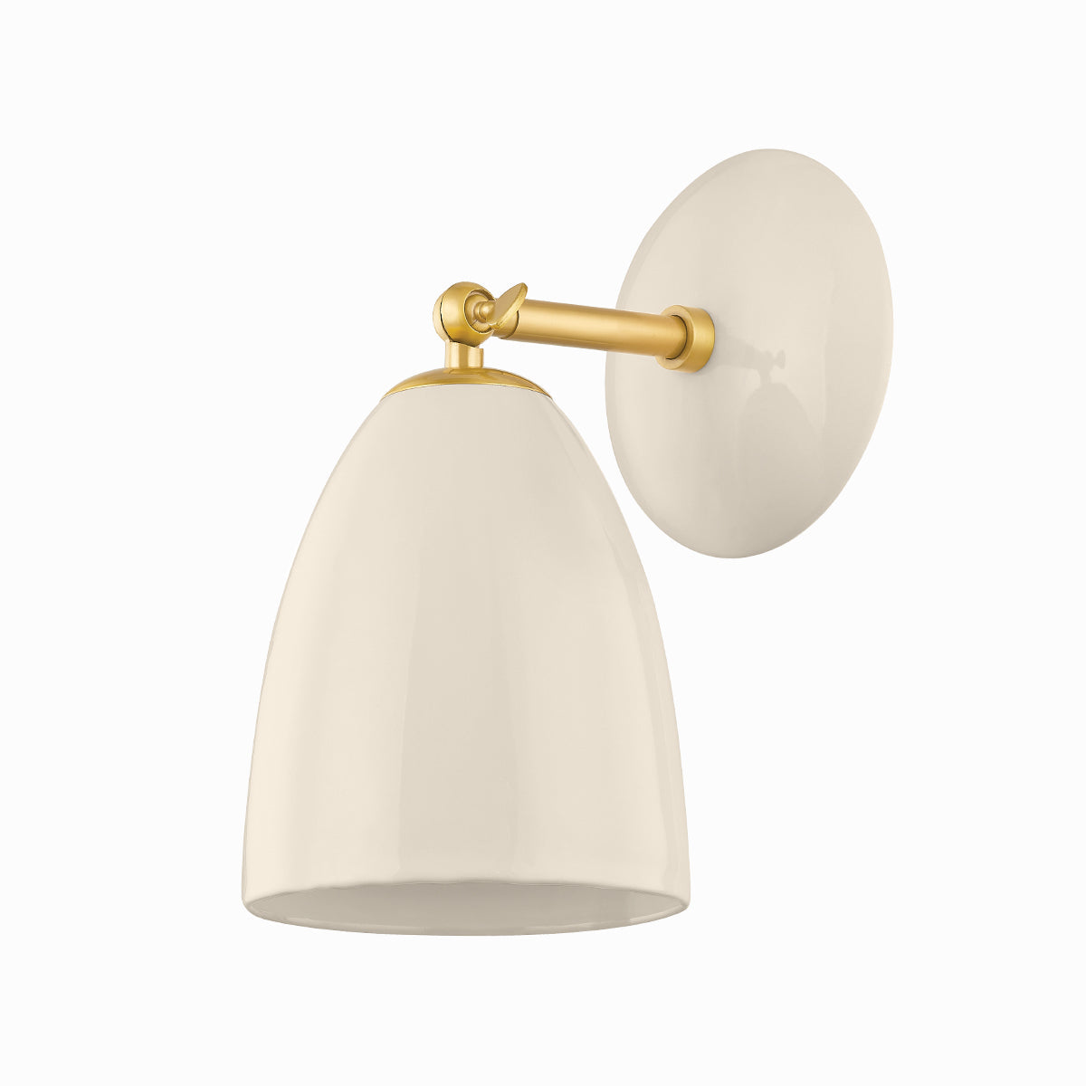 Kirsten Fluted Glass Wall Sconce - view 1