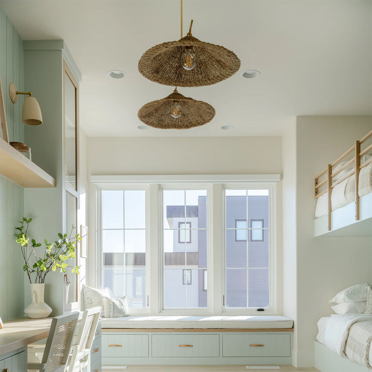 Kirsten Fluted Glass Wall Sconce - view 3