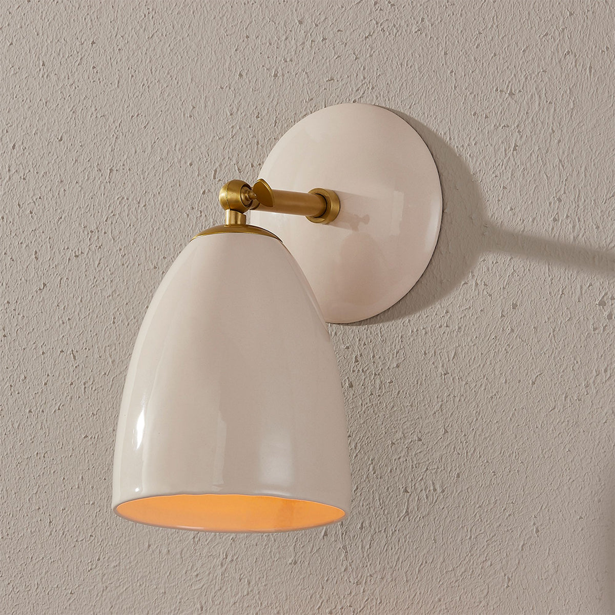 Kirsten Fluted Glass Wall Sconce - view 7