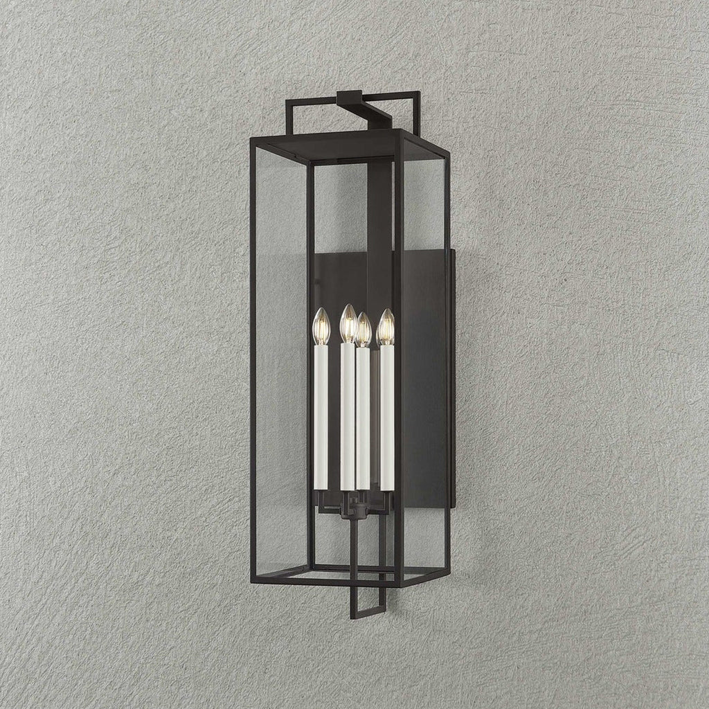 Beckham Art Deco Wall Sconce with Warm Ambient Glow - view 8