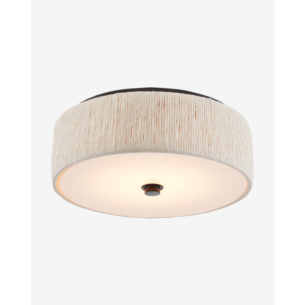 Tyrone Classic Frosted Glass Flush Mount Ceiling Light - view 4