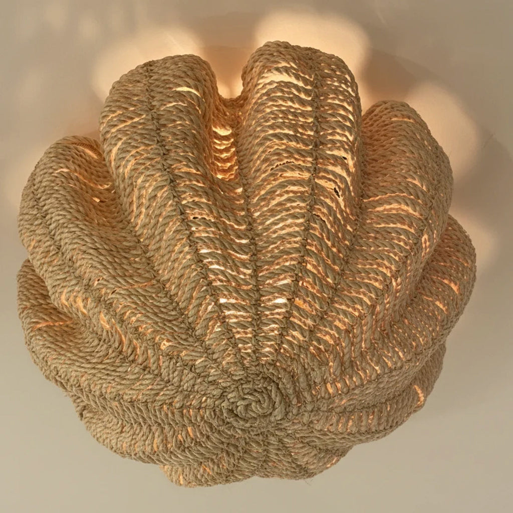 Isla Coastal-Inspired Flush Mount Ceiling Lamp - view 3