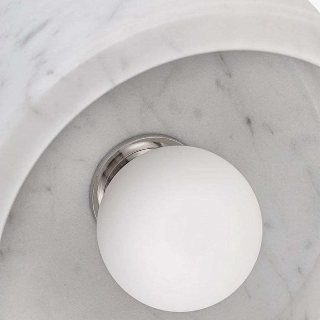 Loris Flush Mount — Geometric Ceiling Light with Warm Diffused Glow - view 10