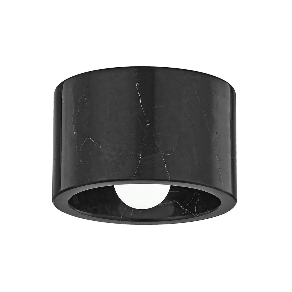 Loris Flush Mount — Geometric Ceiling Light with Warm Diffused Glow - view 14