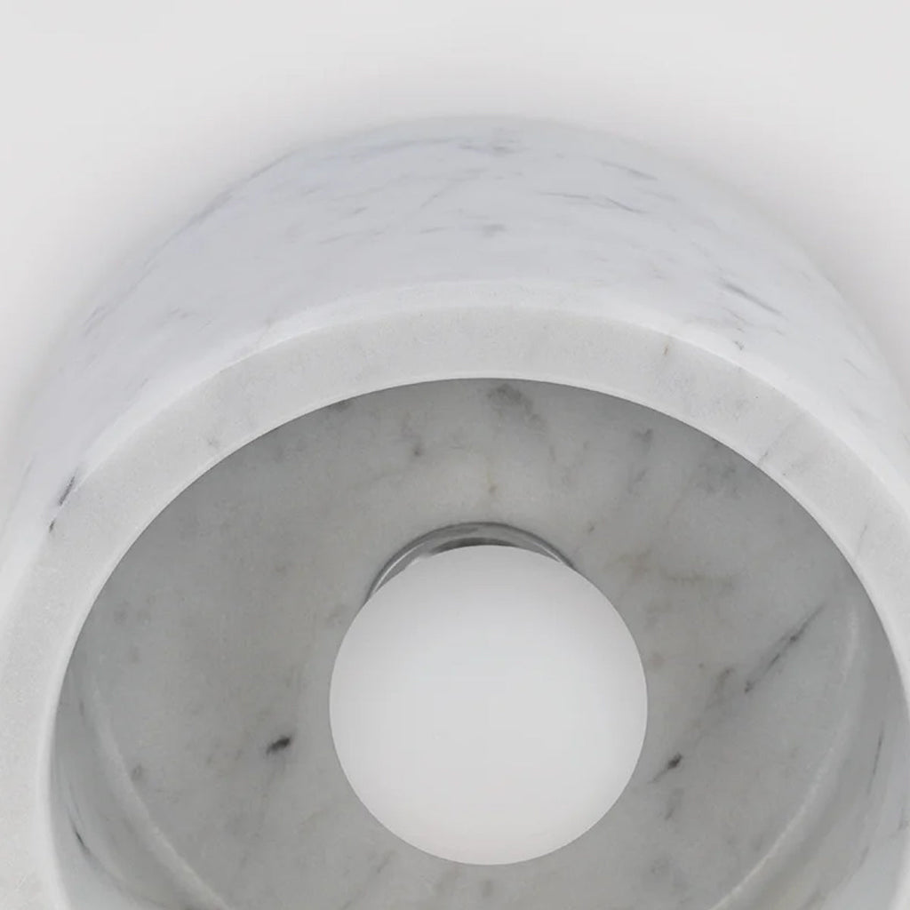 Loris Flush Mount — Geometric Ceiling Light with Warm Diffused Glow - view 9