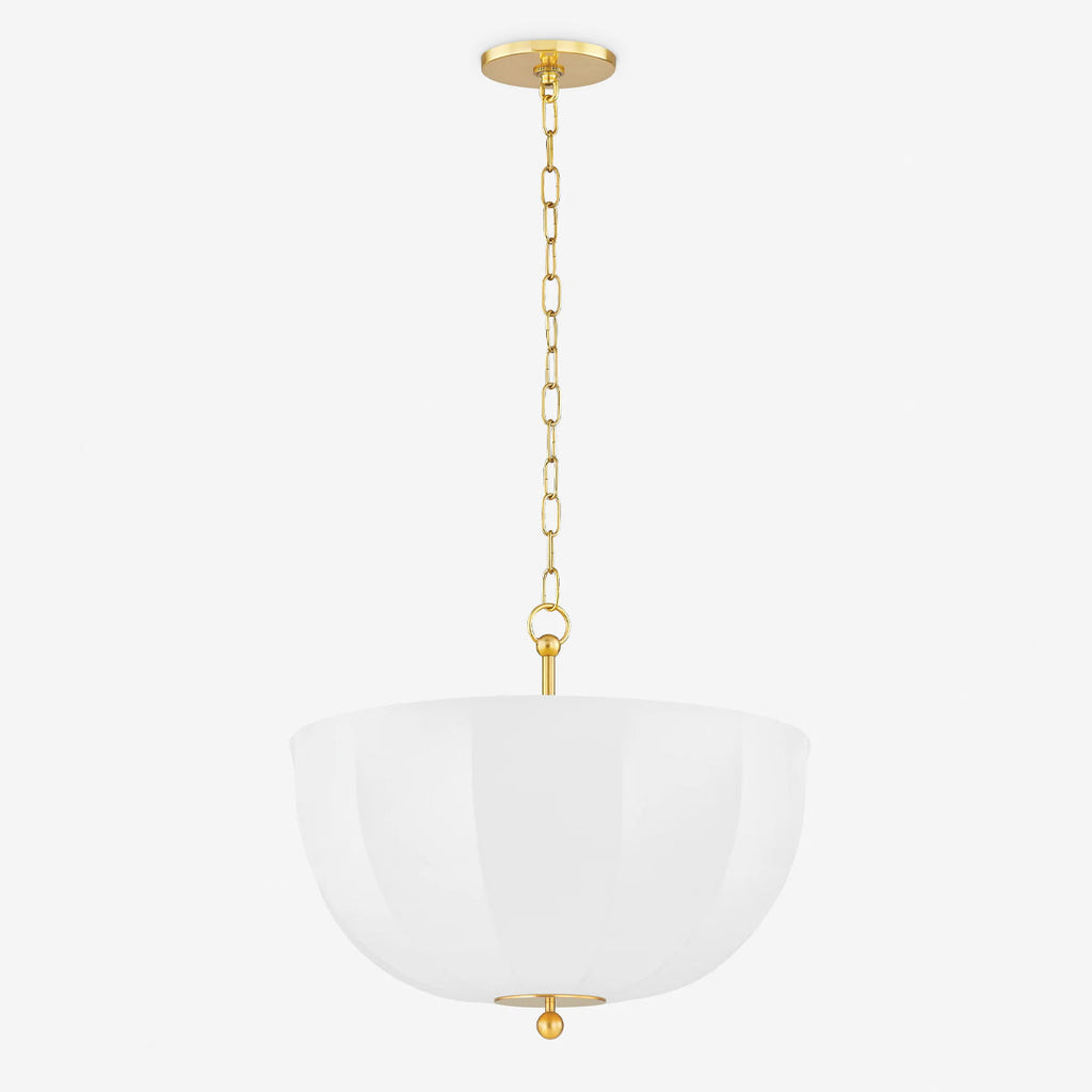 Meshelle Pendant — Open Metal Mesh Light with Warm Filtered Glow - view 1