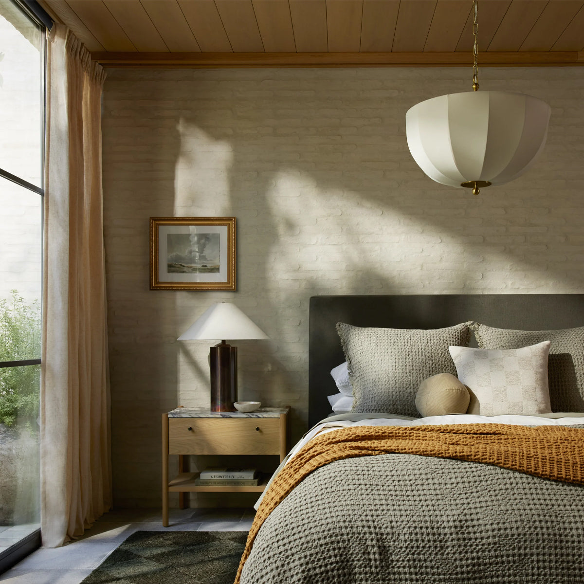 Meshelle Pendant — Open Metal Mesh Light with Warm Filtered Glow - view 3