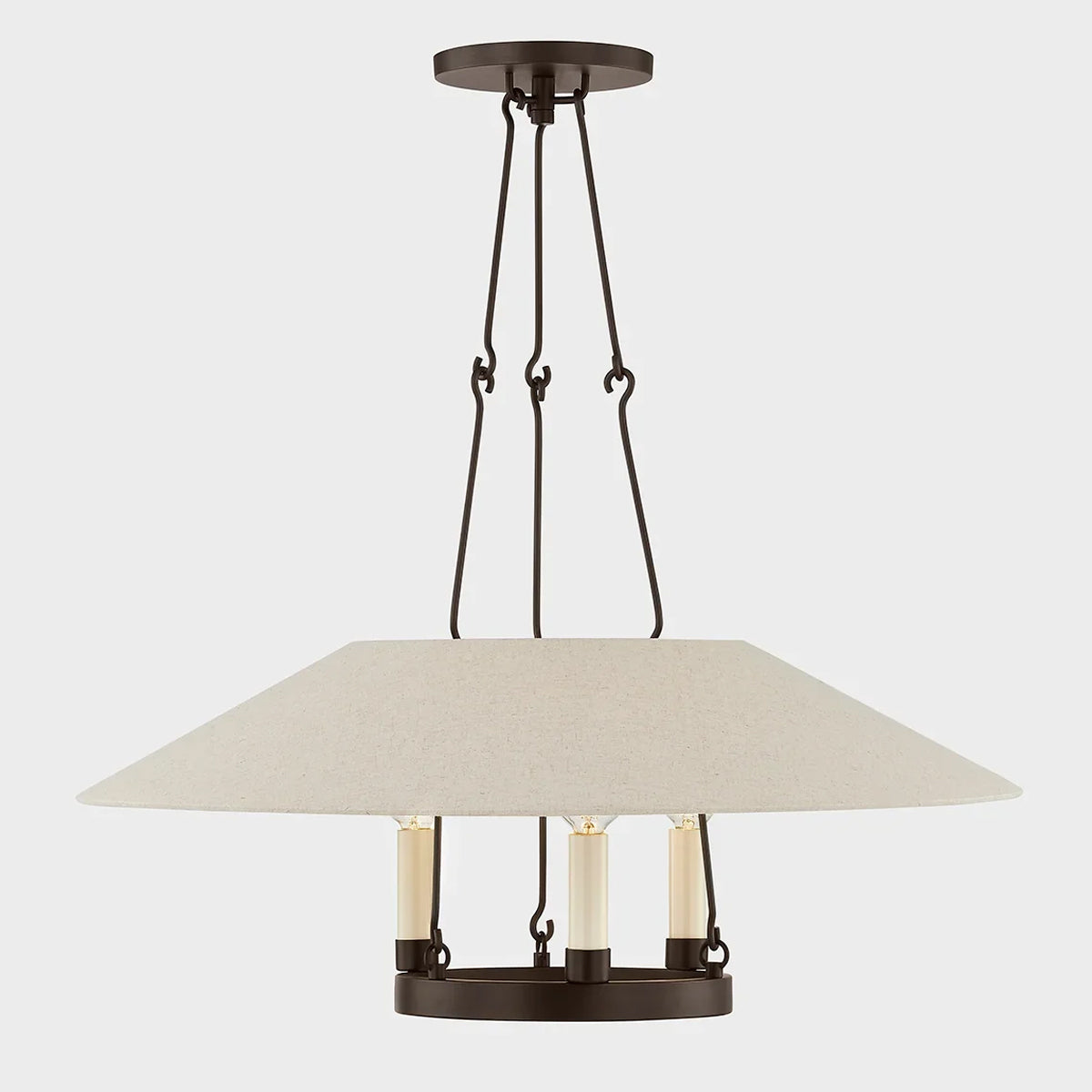 Archive Linen Shade Pendant Light - view 12
