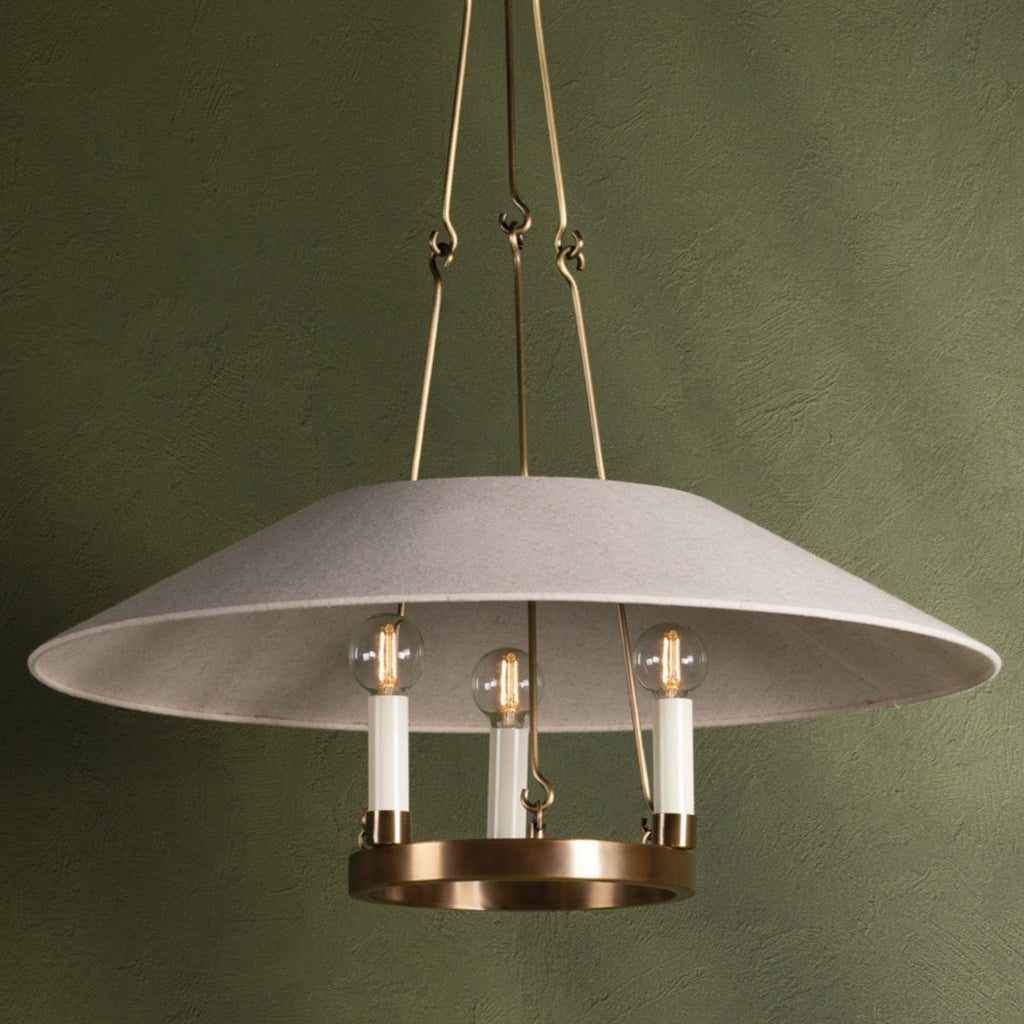 Archive Linen Shade Pendant Light - view 5