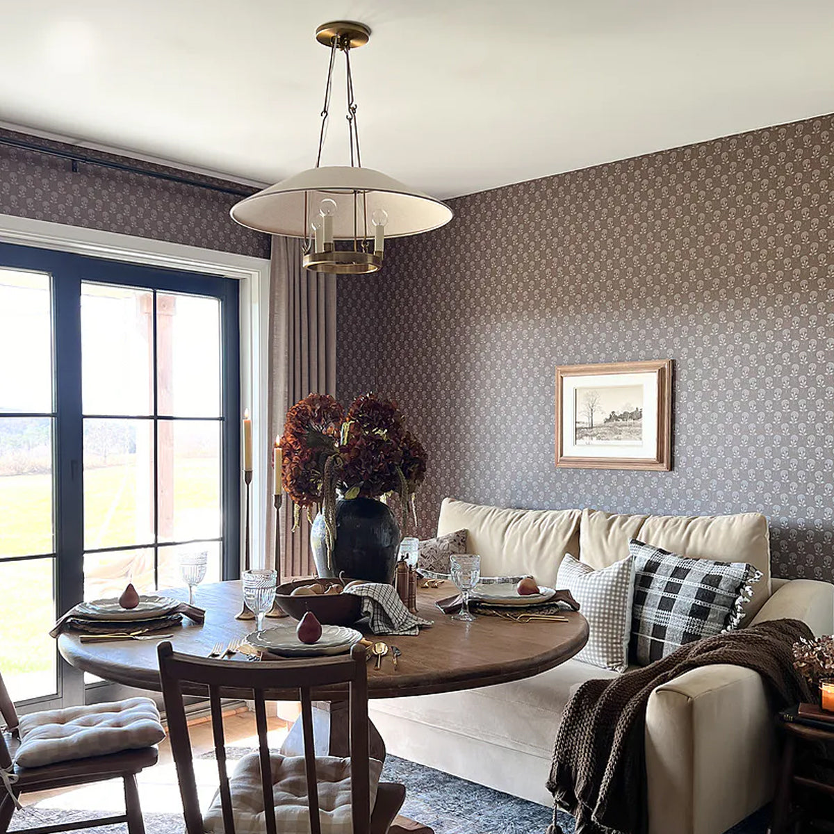Archive Linen Shade Pendant Light - view 6