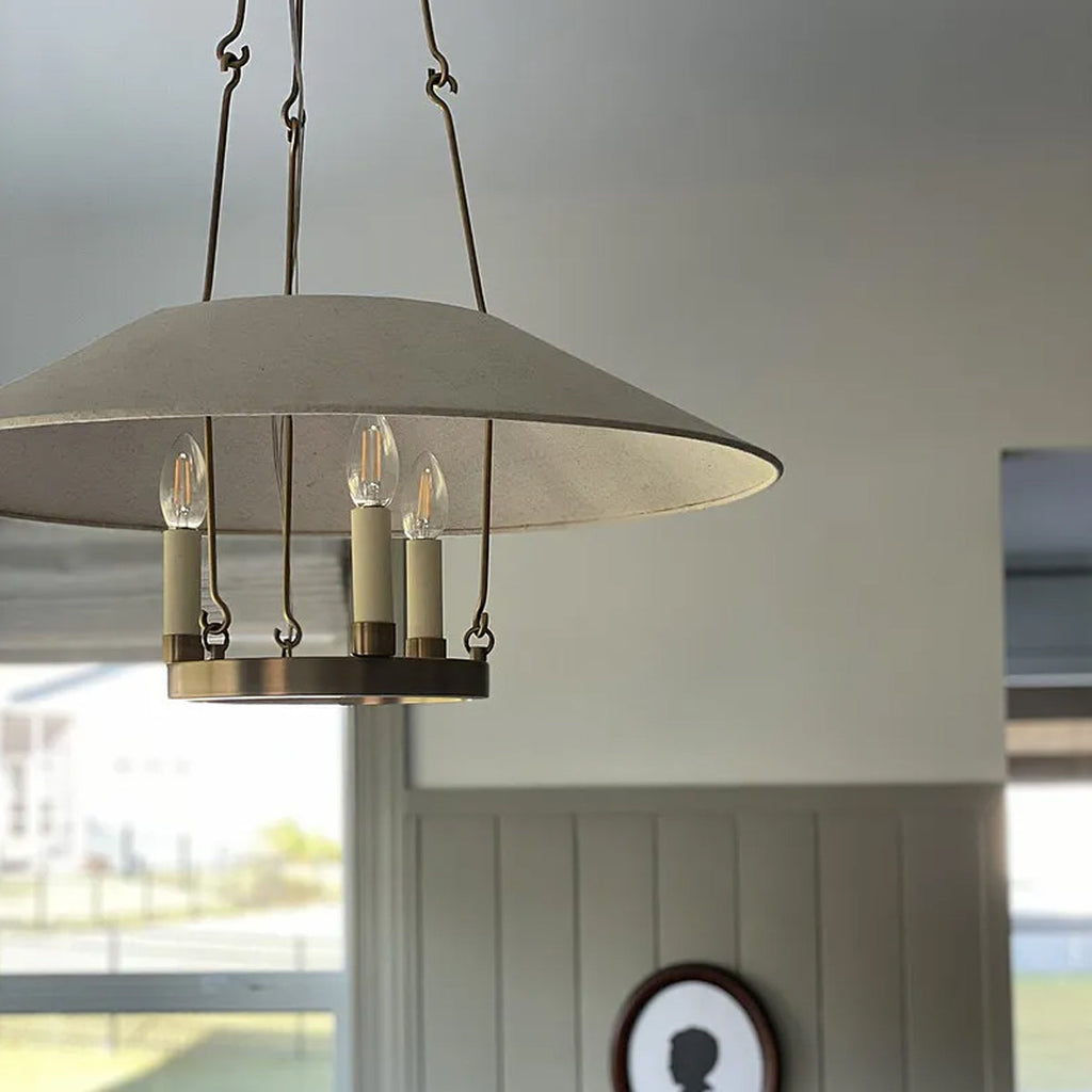 Archive Linen Shade Pendant Light - view 7