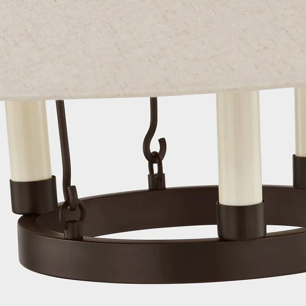 Archive Linen Shade Pendant Light - view 8