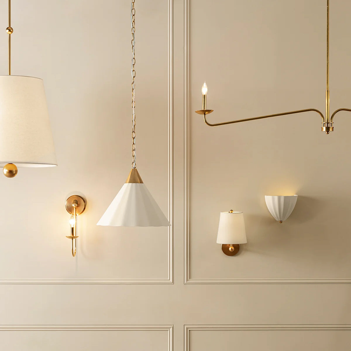 Brigadier Military-Inspired Pendant Light - view 3