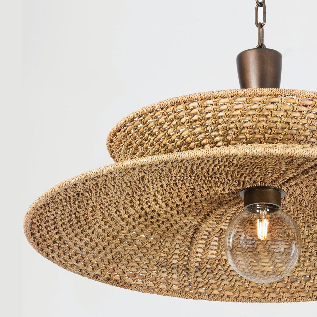 Landry Transitional Cone Hanging Pendant Light - view 5