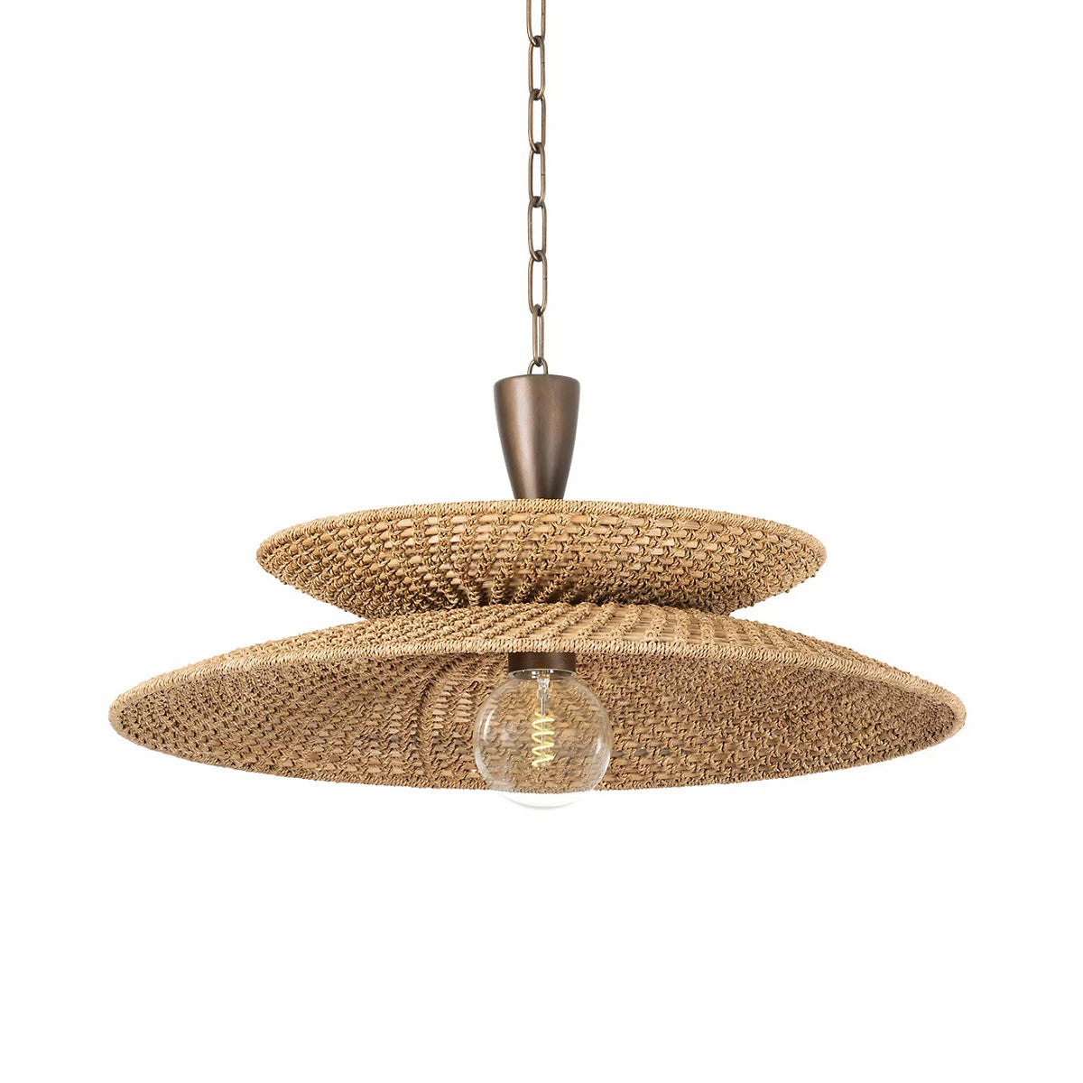 Landry Transitional Cone Hanging Pendant Light - view 6