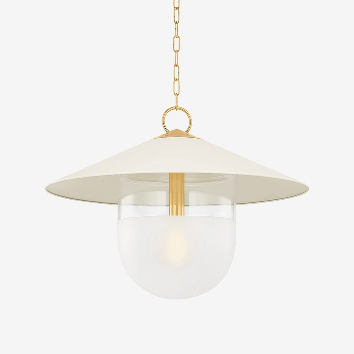 Ressi Pendant — Minimalist Glass Hanging Light with Soft Diffused Glow - view 1