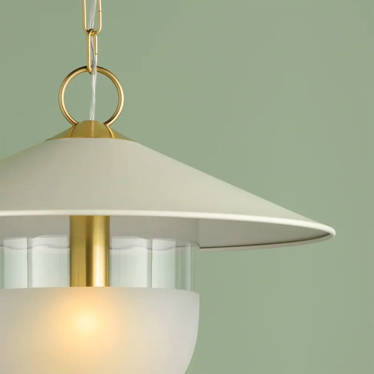 Ressi Pendant — Minimalist Glass Hanging Light with Soft Diffused Glow - view 2