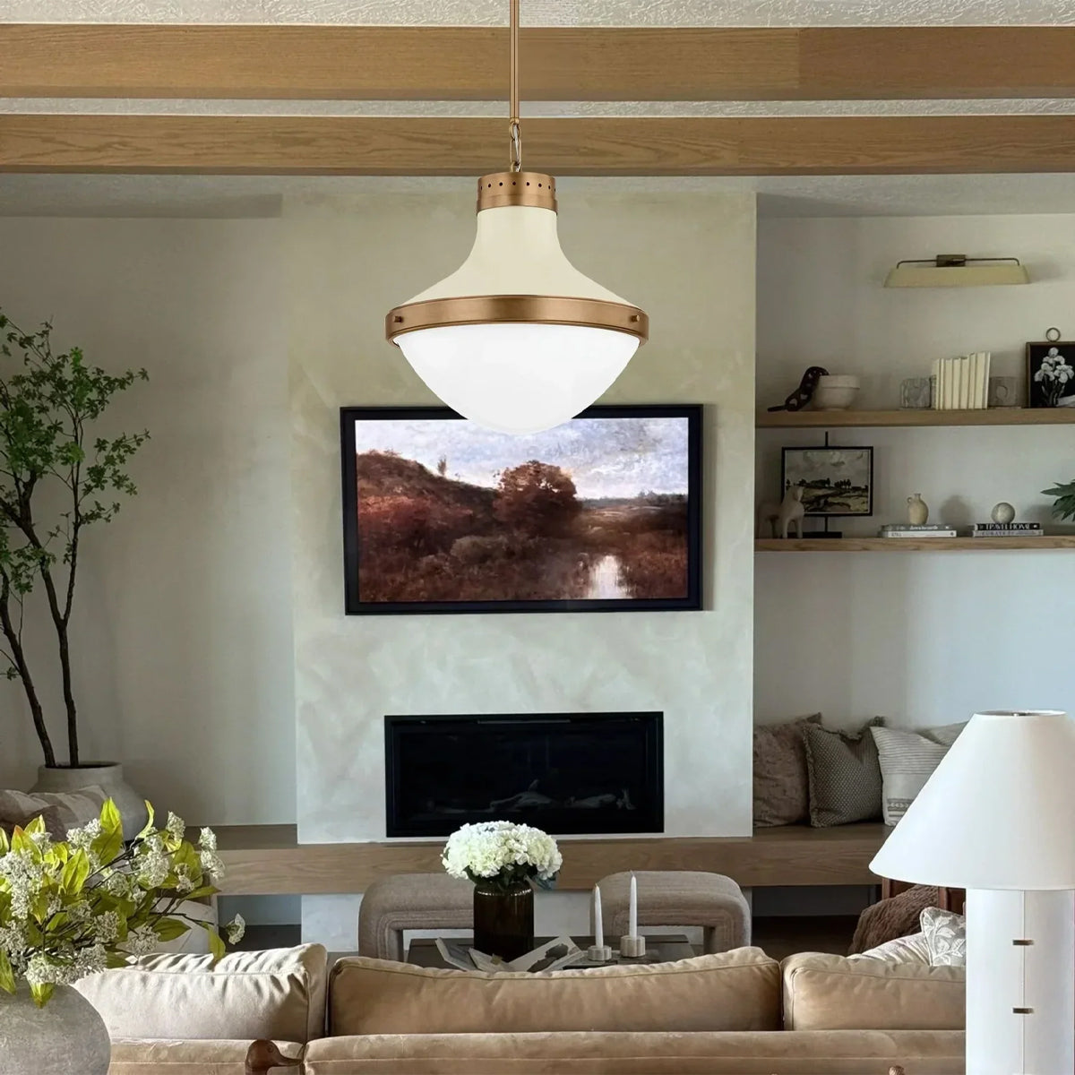 Maxton Geometric Metal Pendant Light - view 3