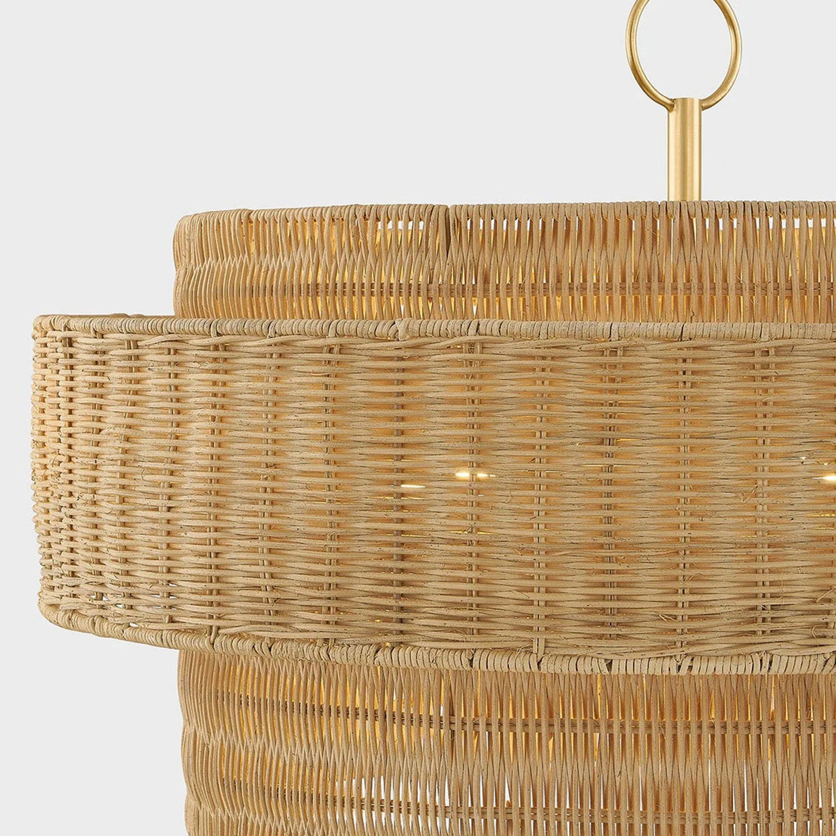 Danica Handwoven Wicker Pendant Light - view 5