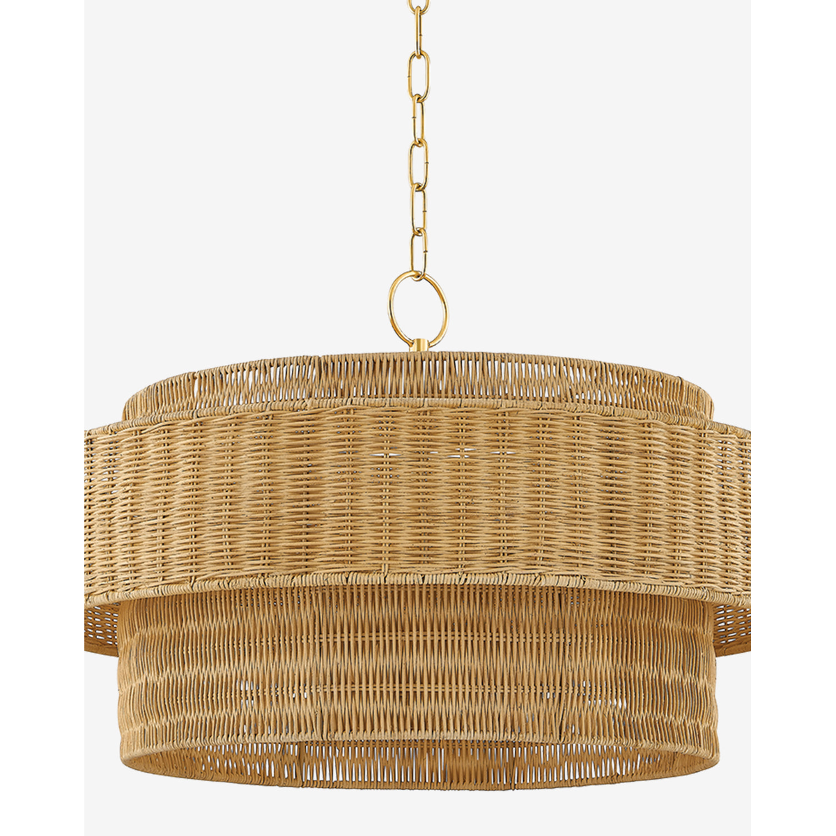 Danica Handwoven Wicker Pendant Light - view 6