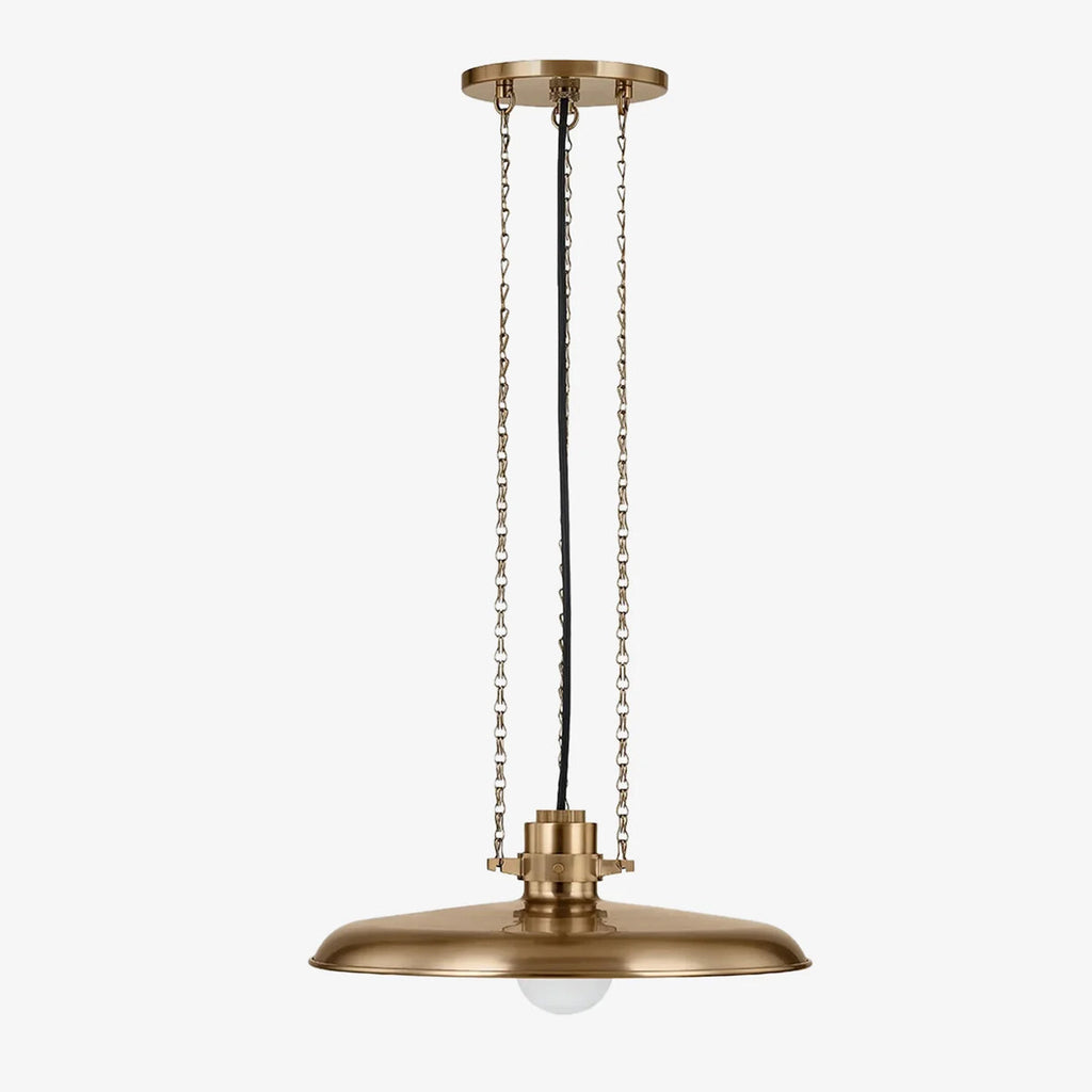 Rainhill Pendant — Dome Hanging Light with Warm Focused Downlight - view 1