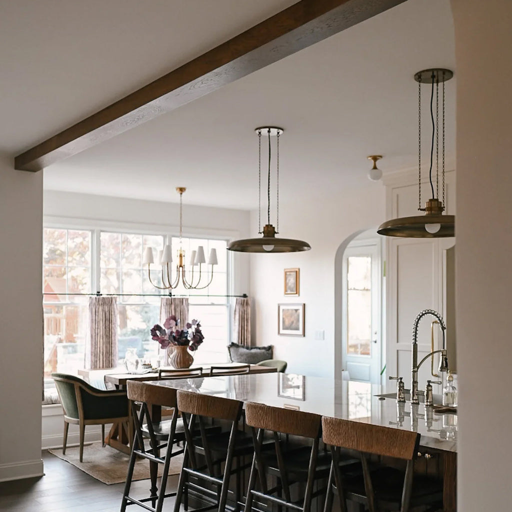 Rainhill Pendant — Dome Hanging Light with Warm Focused Downlight - view 10