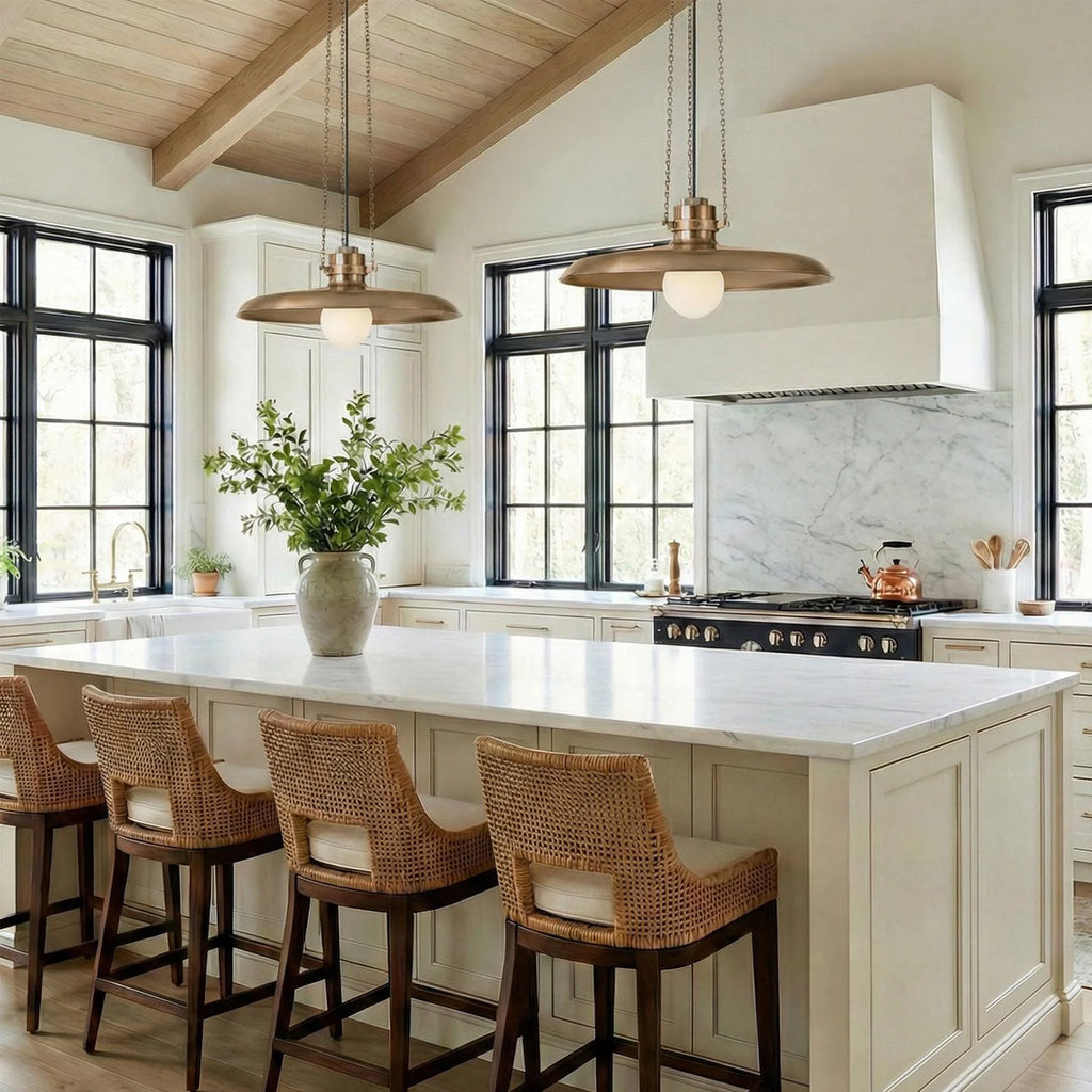 Rainhill Pendant — Dome Hanging Light with Warm Focused Downlight - view 2