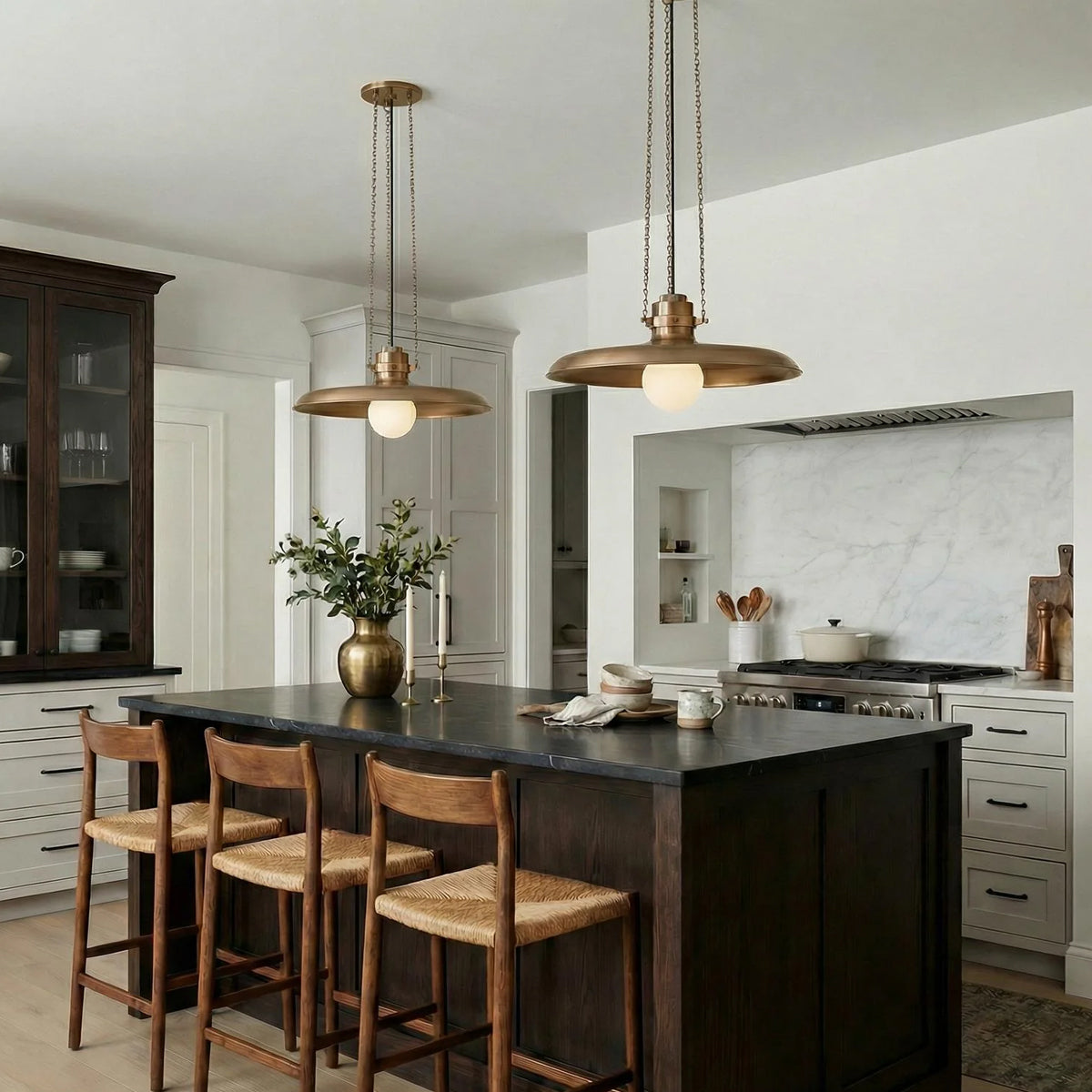 Rainhill Pendant — Dome Hanging Light with Warm Focused Downlight - view 3
