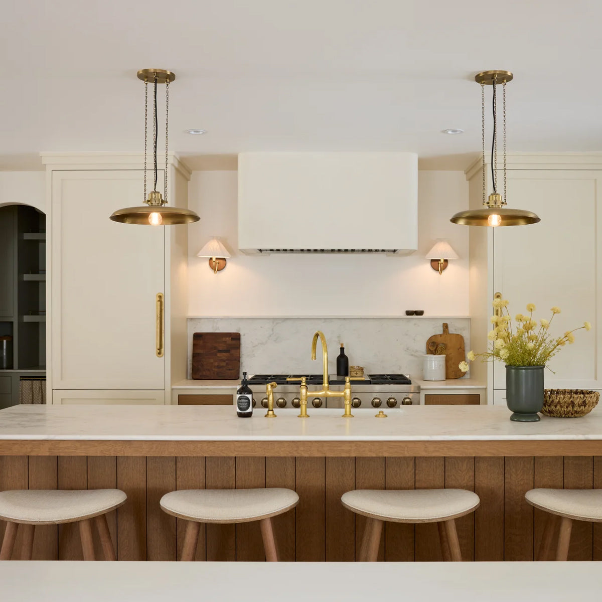Rainhill Pendant — Dome Hanging Light with Warm Focused Downlight - view 6