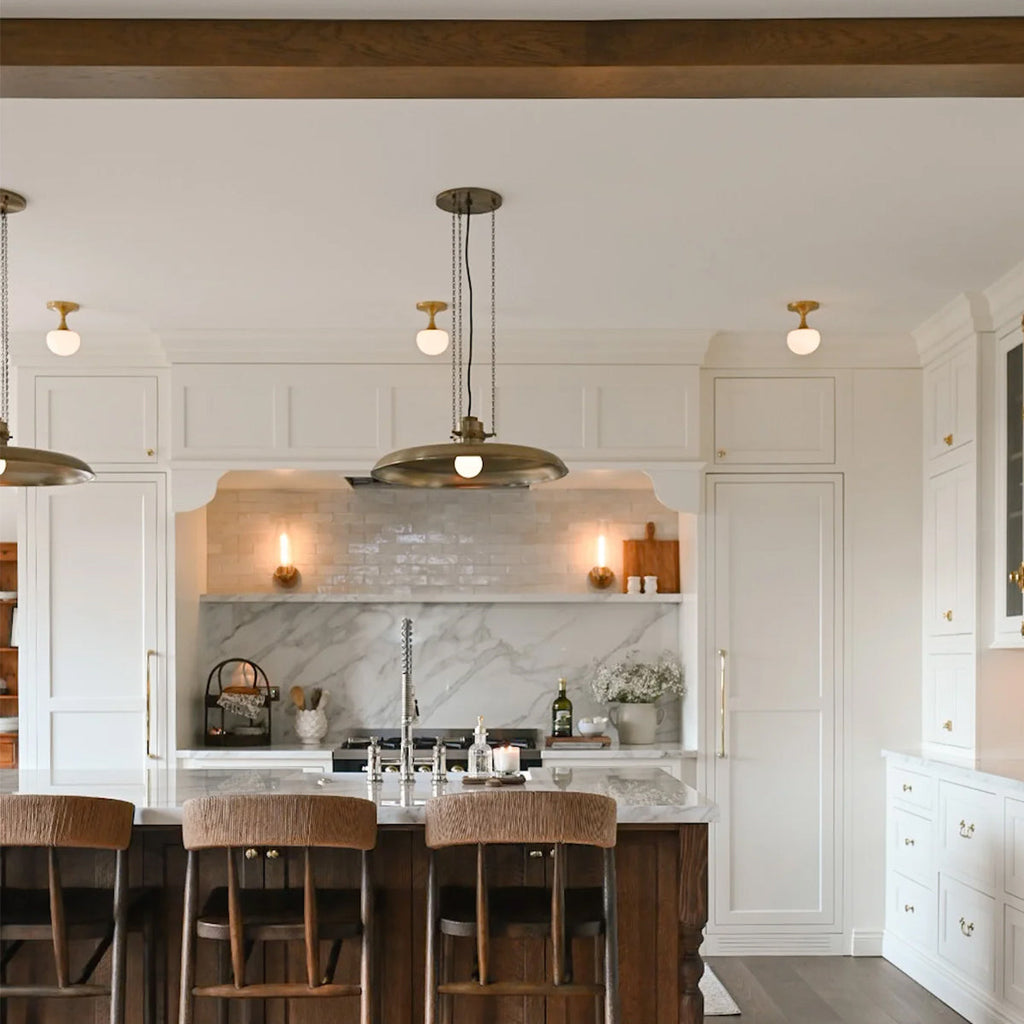 Rainhill Pendant — Dome Hanging Light with Warm Focused Downlight - view 9